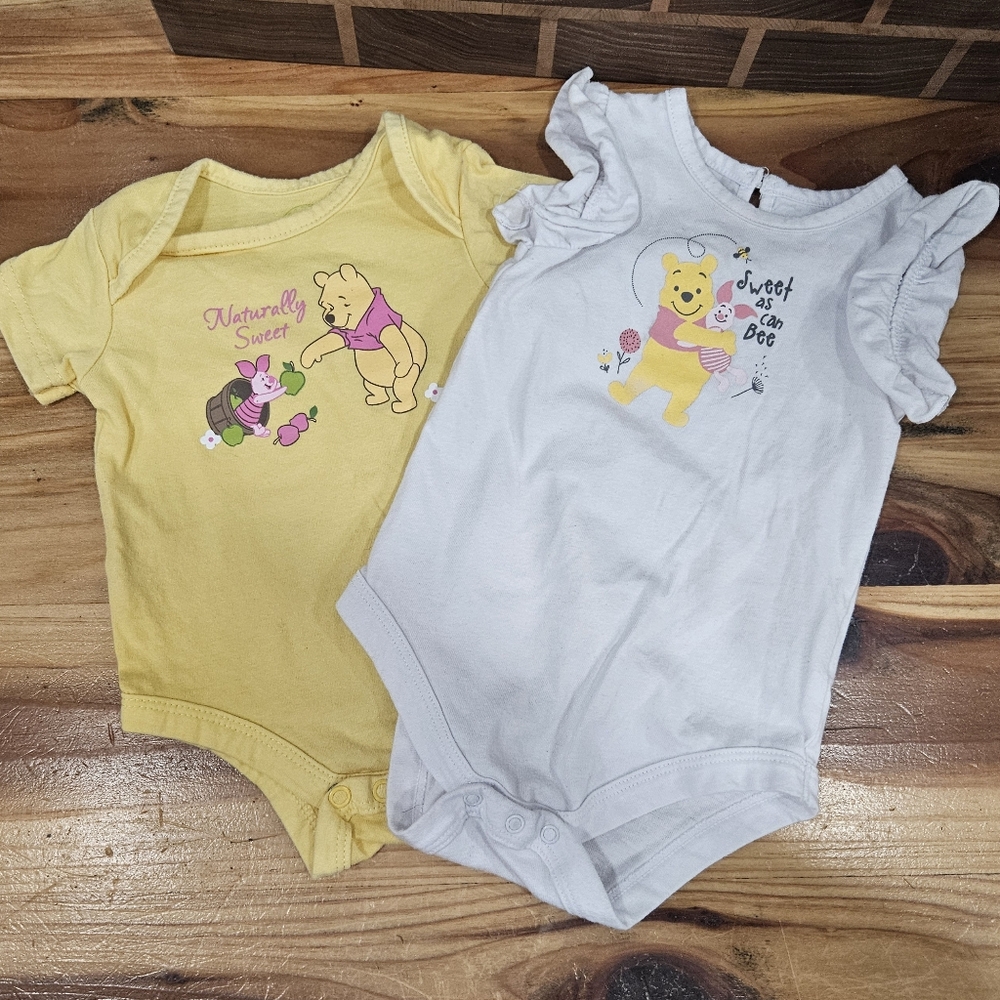 Disney Baby Winnie the Pooh Onesie Bundle